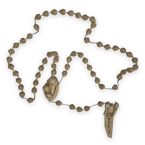 Extra Large Resin Wall Decor Hanging Rosary Catholic Religious Crucifix - Picture 8 of 8